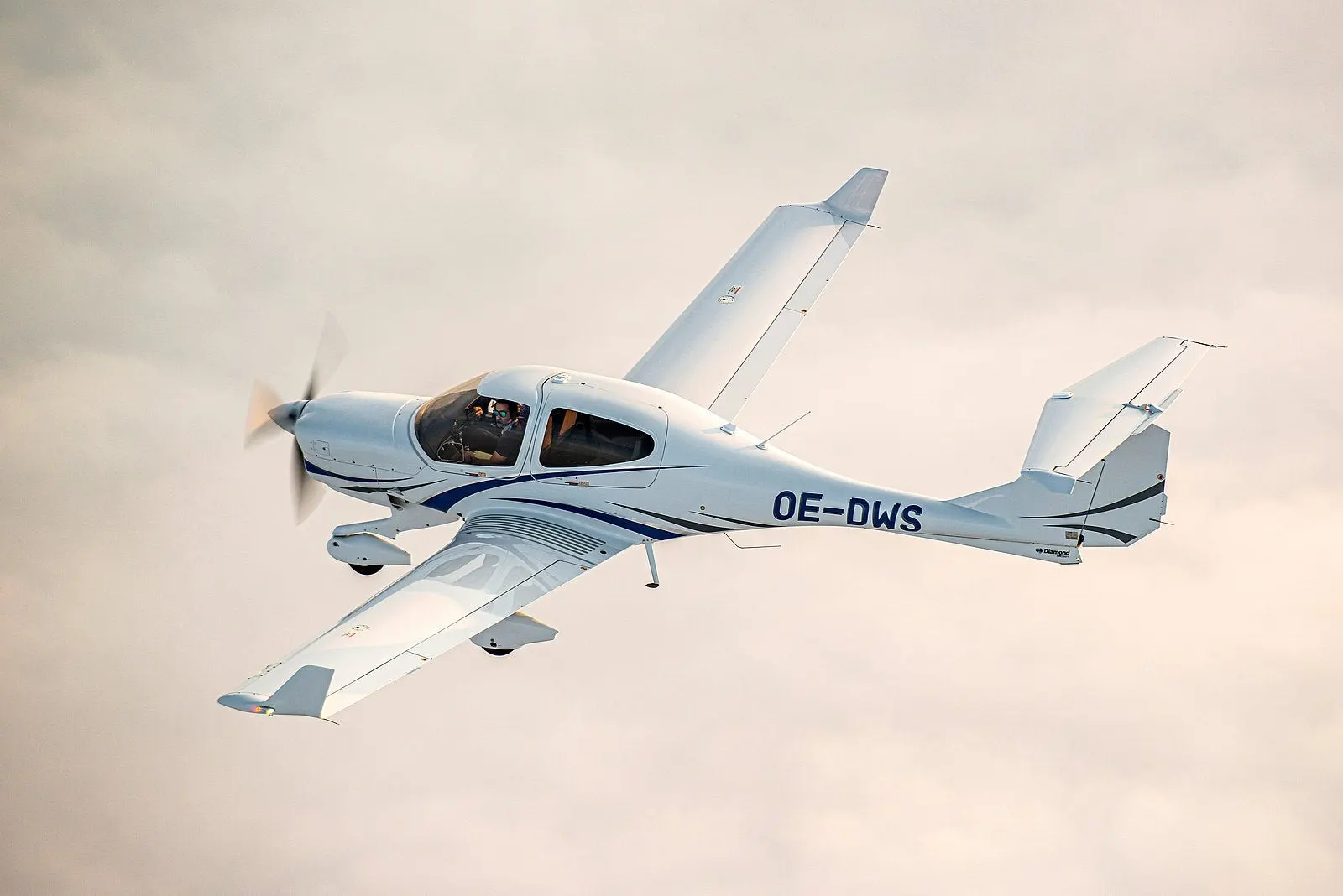 Diamond DA40 en vol